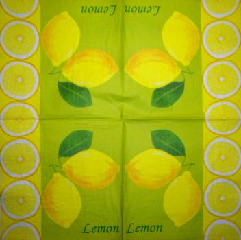 195 Zitronen, Orangen - 3-lagig - SALE !